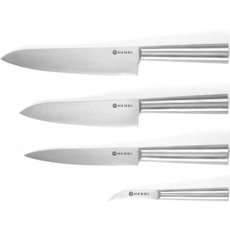 Juego de 4 cuchillos de cocina de acero - Hendi 781029 (1/2)