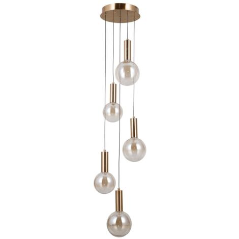 Lámpara colgante LED 25W STRELA PND343785SHBR Italux (1/2)