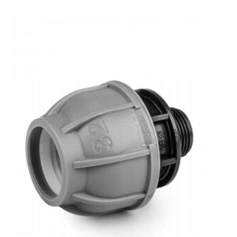 Bradas DSRA10L25M34 Conector de tubo PE 25mm GZ 3/4""
