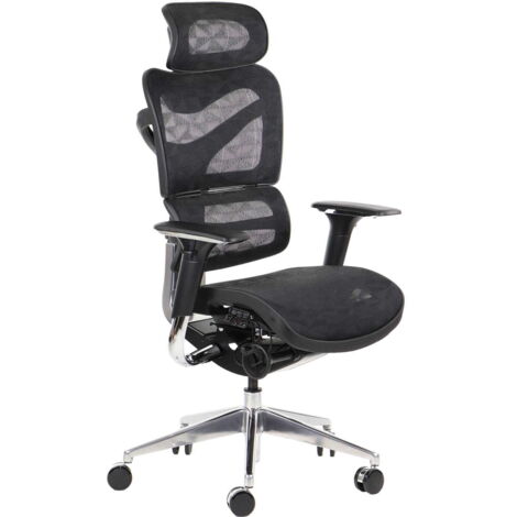 Silla ergonómica ErgoNew S7, asiento de tela (1/5)