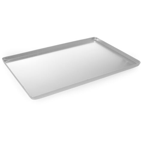 Bandeja expositora de repostería para tartas 30x20cm - plata (1/2)