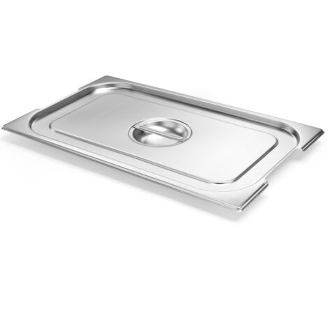 Tapa para contenedor GN 2/3 con recorte para asas 354x325mm Hendi 817827