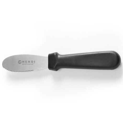 Cuchillo de acero inoxidable serrado para untar mantequilla - Hendi 855768 (1/2)