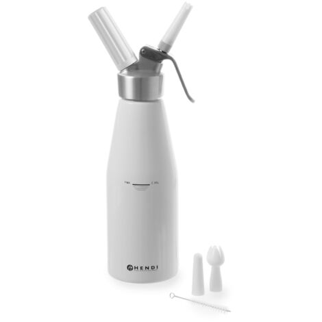 Sifón para nata montada Kitchen Line de 1 l + ACCESORIOS - Hendi 588376