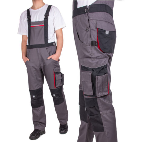 Pantalones de trabajo tipo peto, cintura 2gat, 108/120cm, 54