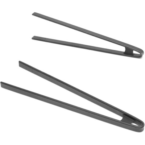 Pinzas de cocina de silicona de 290 mm, negras - Hendi 171349 (1/3)