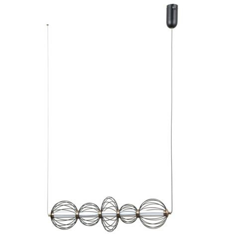 Lámpara colgante LED 18W RABEL PND3442215BK Italux (1/4)