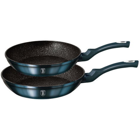 Juego de 2 sartenes con revestimiento de granito 22/26cm BERLINGER HAUS Aquamarine BH-1883f (1/5)