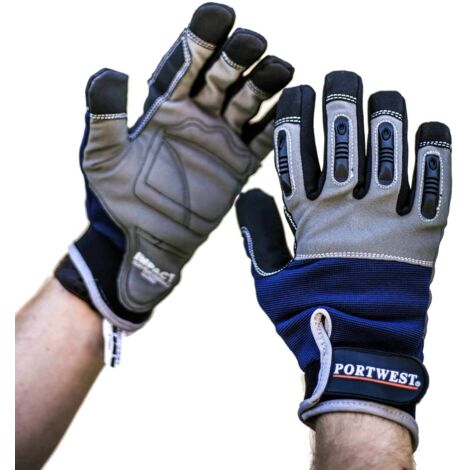 Guantes de trabajo de montaje resistentes y protectores L