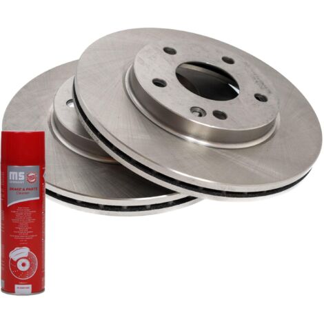 DISCOS DE FRENO ""MS"" 2 uds. delanteros IZQ./D. MERCEDES A (W168) 1.4-1.9 07.97-08.04 [T391] 24012201681-SET- (1/3)