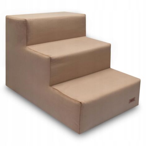 Escaleras para perros para sofá y cama beige york stairs HUGGY DOGGY Climber M