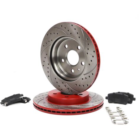 JUEGO DE DISCOS Y PASTILLAS DE FRENO TRASEROS CHEVROLET OPEL SAAB 2 uds. (1/5)