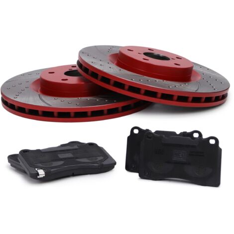 DISCOS DE FRENO PASTILLAS DELANTERAS SUBARU IMPREZA GR GH G3 GD GG (1/5)