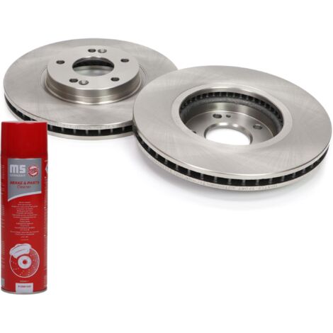 DISCOS DE FRENO "MS" DELANTEROS HYUNDAI SANTA FE II NO PARA VERSIÓN EUROPA 24011036031-SET-MS (1/3)