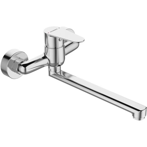 Grifo para lavabo de pared cromado FRESNO Kuchinox (1/2)
