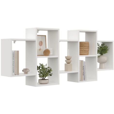 Estantería de pared, librería - N.º 15 wengué (1/5)
