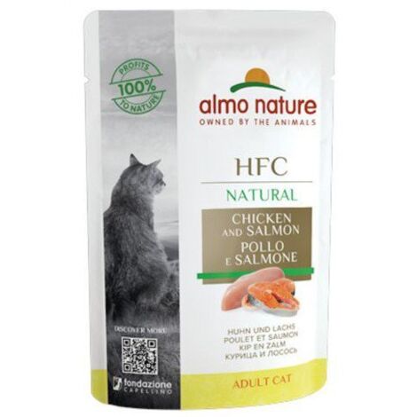 Almo Nature  HFC Natural  Sobre de 55 g - Pollo y salmón 55 g