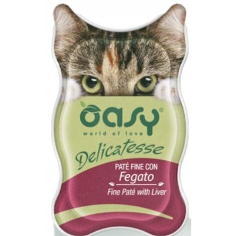 Oasy  Delikatesse Paté  Paté para gatos 85 g - Hígado 85 g