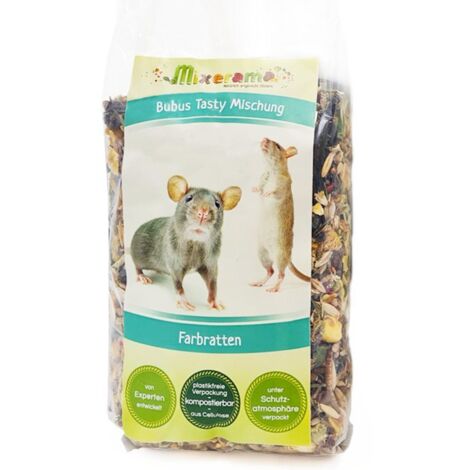Mezcladora  Bubus Tasty Mischung  Comida para ratas 500g - Para ratas 500g