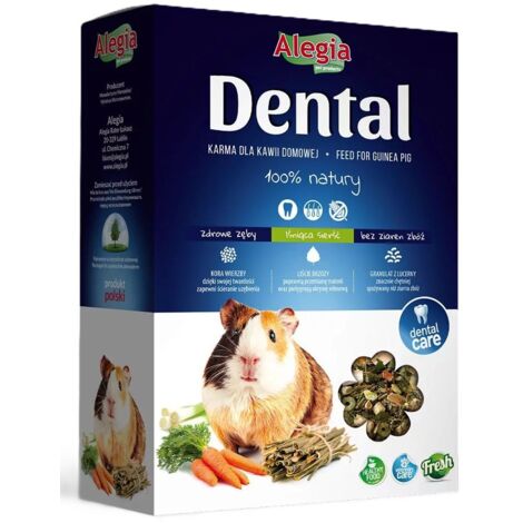Alegia  Dental  Comida para roedores - Paquete de 300 g - Comida para cobayas 300 g