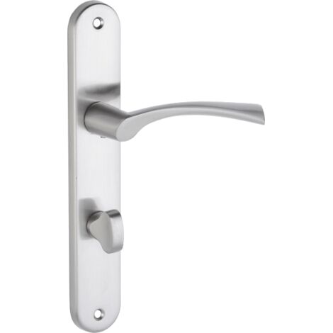 Tirador de placa larga para inodoro NOA Satin de 72 mm (1/2)