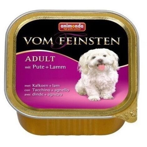 Animonda Dog  Vom Feinsten Adulto  Alimento húmedo para perros - Bandeja de 150 g - Pavo y cordero 150 g (1/2)