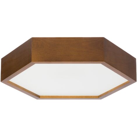 L谩mpara de techo LEJA hex 375 RUSTIKAL para sal贸n cocina ba帽o STYLISH (1/5)