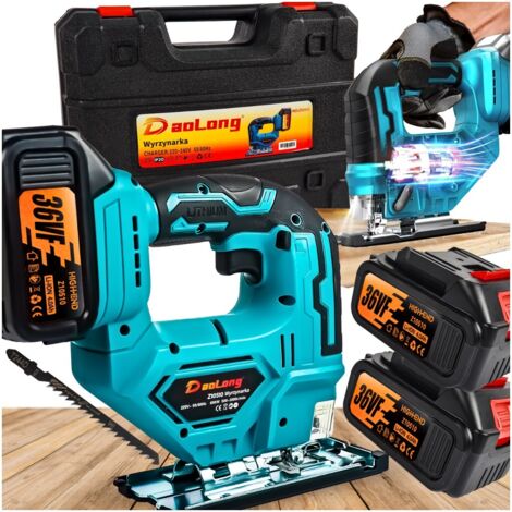 SIERRA DE CALAR INALÁMBRICA DE 600 W + 2 BATERÍAS DE 36 V Y 4000 mAh + CARGADOR (1/5)
