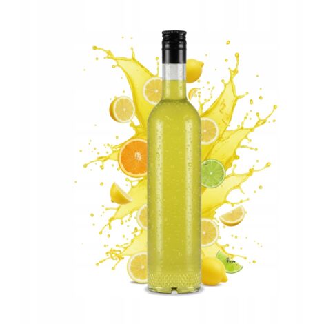 Botella de vidrio CRISTAL 500 ml BOTELLAS PARA LICOR MOONLIGHT VINO ZUMO