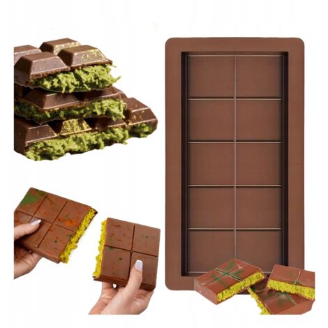 Molde de silicona para chocolate DUBAI, 13,5 x 25 cm. (1/5)