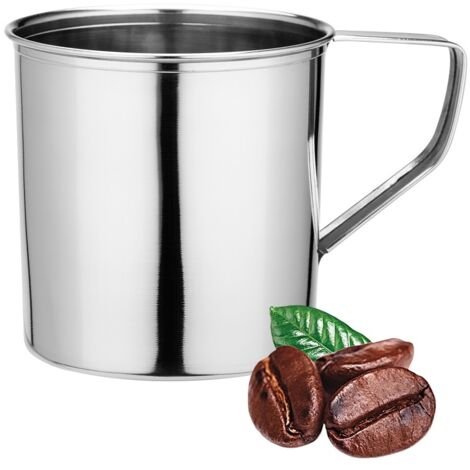 Taza de acero inoxidable NDZ de hojalata 9 cm 0,5 l 500 ml (1/3)