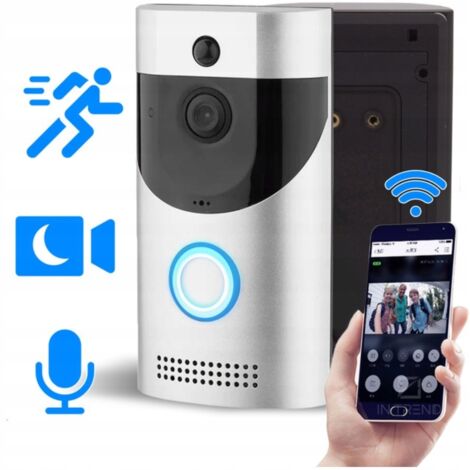 Videoportero inalámbrico con WiFi y visión nocturna