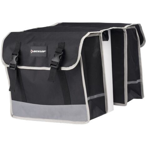 Dunlop - Bolsa/alforja doble para el maletero de la bicicleta