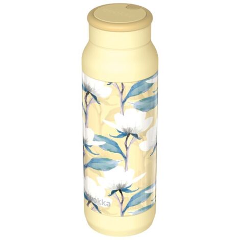 Quokka Pulse - Termo de acero inoxidable de 700 ml con protecci贸n contra ca铆das (Magnolia) (1/3)