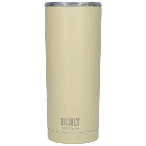 Vaso t茅rmico BUILT de acero con aislamiento al vac铆o de 600 ml (vainilla) (1/2)