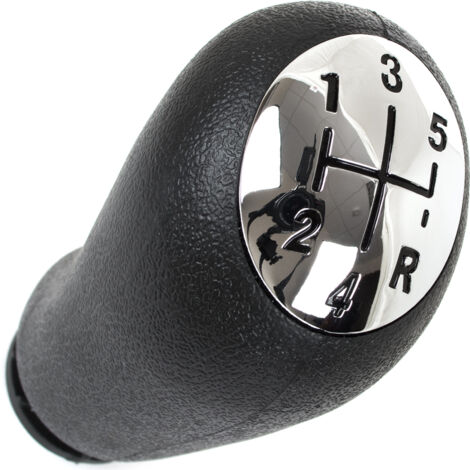 Pomo de cambio de marchas Renault Laguna II 01-07 CROMADO, ESQUEMA NEGRO