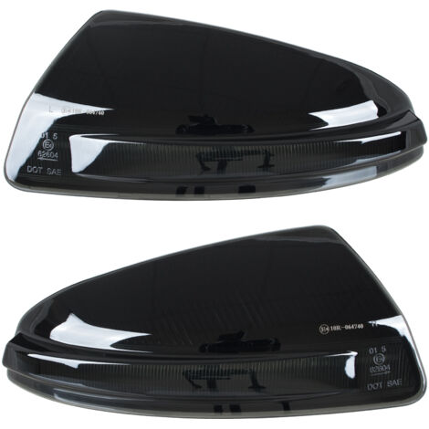 Mercedes S204 W204 Clase C 07-11 Espejo retrovisor izquierdo + derecho LED DIN脕MICO AHUMADO 2 uds. JUEGO