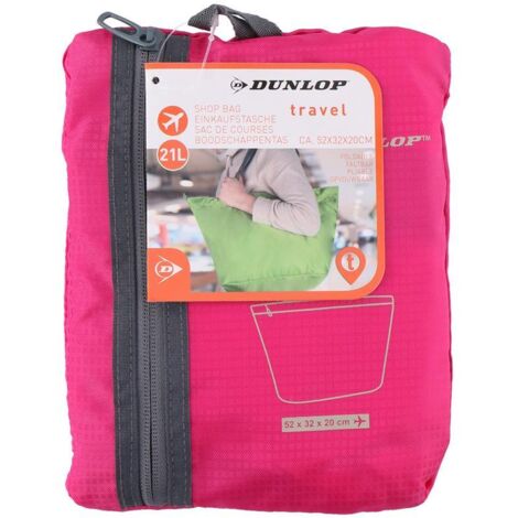 Dunlop - Bolsa de la compra plegable de 21 l (rosa) (1/2)