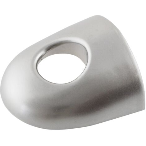 Cubierta de manija de puerta exterior Nissan Primera P12 01-07 PLATEADA CON AGUJERO