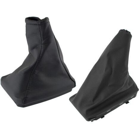 Funda de palanca de cambios Opel Corsa C 00-06 + marco NEGRO + funda de freno de mano + marco NEGRO 2 uds. SET