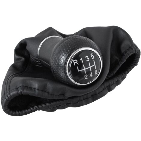 Pomo de cambio de marchas negro Seat Leon I 99-06 + Junta 6 velocidades