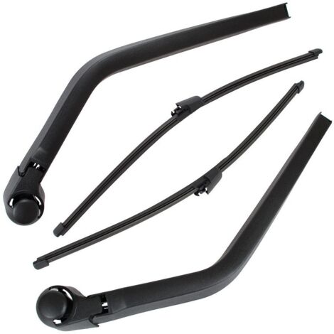 VW T5 Transporter 03-15 brazo limpiaparabrisas trasero + escobilla VERSI脫N CON PUERTAS izquierda + derecha 2 uds. SET