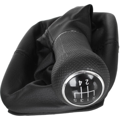 Pomo de palanca de cambios + fuelle negro VW Golf IV 98-05