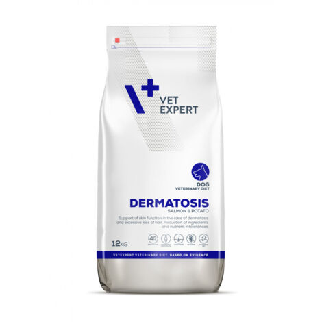 Dieta veterinaria VetExpert DermaSalmón y patata 12 kg (1/5)