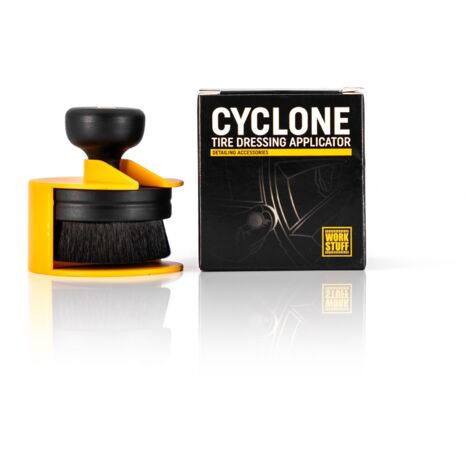 Aplicador de abrillantador de neum谩ticos Cyclone + soporte WORK STUFF