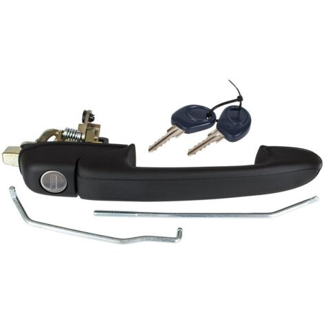 Manija exterior de puerta delantera Fiat Brava 95-01 CON LLAVES derecha