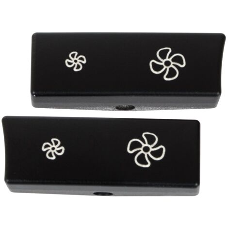 Bot贸n de ajuste del panel de aire acondicionado/ventilaci贸n BMW 5 F10 F11 F18 09-17 izquierdo + derecho, juego de 2 piezas