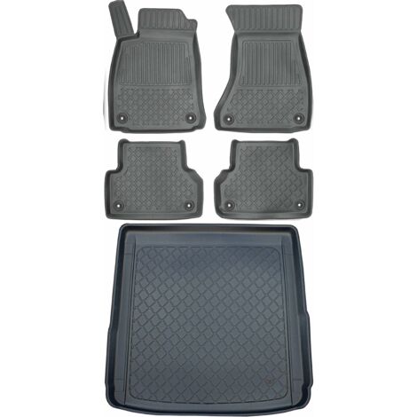 Audi A4 B9 Kombi / Allroad desde noviembre de 2015. Juego de alfombrillas para coche y maletero.