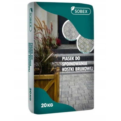Arena para rejuntado de adoquines 0-2 mm grafito 20 kg