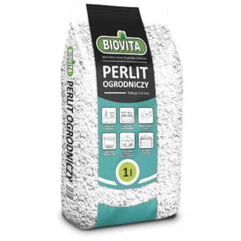 Perlita hortícola 1L afloja el lecho de siembra